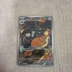 Pokemon Team Rocket's Raticate 202/182 Sv10 Destined Rivals Holo Full Art 90HP - Image 1