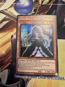 Ghost Belle & Haunted Mansion RA01-EN011 Secret Rare 1st Edition NM Yugioh - Image 1
