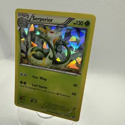 Pokemon TCG Serperior 5/114 Black & White Cracked Ice Holo Rare LP - MP - Image 2