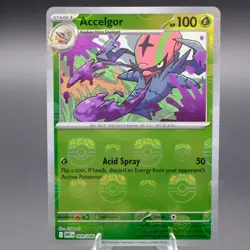 Accelgor (Master Ball Pattern) 009/086 Uncommon SV: White Flare Pokemon TCG NM - Image 1