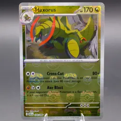 Haxorus (Master Ball Pattern) 070/086 Rare SV: Black Bolt Pokemon TCG NM - Image 1