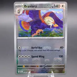 Braviary (Master Ball Pattern) 078/086 Uncommon SV: Black Bolt Pokemon TCG NM - Image 1