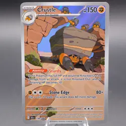 Crustle - 130/086 Illustration Rare SV: Black Bolt Pokemon TCG NM - Image 1