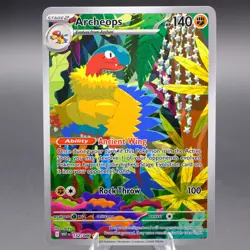 Archeops 132/086 Illustration Rare SV: White Flare Pokemon TCG NM - Image 1