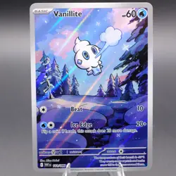Vanillite - 111/086 Illustration Rare SV: White Flare Pokemon TCG NM - Image 1