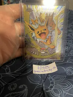 Pokemon Topps Chrome #135 Jolteon;FREE SHIPPING!!! - Image 1