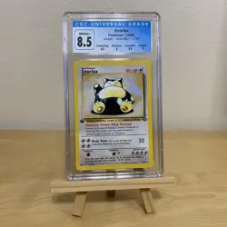 Snorlax 27/64 1999 Jungle First 1st Edition Pokemon CGC Subgrades Old Blue Label - Image 1