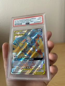 Moltres Zapdos & Articuno GX 66/68 Full Art Hidden Fates 2019 Pokemon SM PSA 9 - Image 3