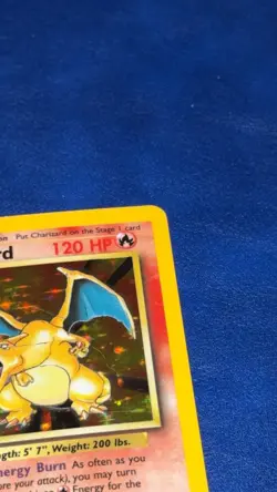 Pokemon TCG Charizard 4/102 Base Set Unlimited Holo Rare MP - Image 4