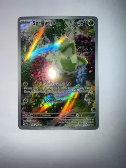 Pokemon TCG Srigatito 196/193 Sv02: Paldea Evolved Illustration Rare English NM - Image 1