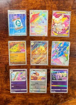 8 Pokemon Card Rare Mixed Collection Lot Full Art/Ex/Holo English NM/M - Image 1