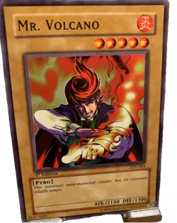 YuGiOh! - Mr. Volcano - PSV-044 - 1st Edition TCG Card Anime Show - Image 1