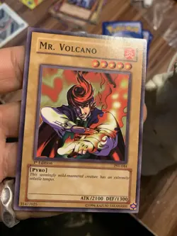 YuGiOh! - Mr. Volcano - PSV-044 - 1st Edition TCG Card Anime Show - Image 2