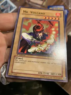 YuGiOh! - Mr. Volcano - PSV-044 - 1st Edition TCG Card Anime Show - Image 4