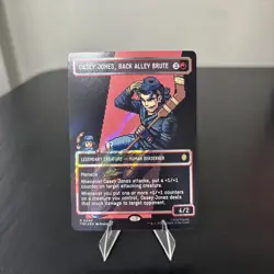 Casey Jones, Back Alley Brute Borderless Surge Foil TMNT MTG Ninja Turtles - NM - Image 1