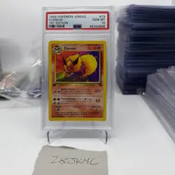 1999 Pokemon Flareon, 1st Ed. Jungle #19/64, PSA 10 Gem Mint - Image 1