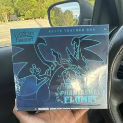 Pokemon TCG Mega Evolution Phantasmal Flames Elite Trainer Box Mega Charizard X - Image 1