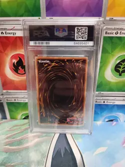 PSA 8 NM-MT Polymerization 059 2010-17 LOB Reprint Holo Yugioh Card - Image 2