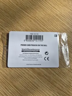 Pikachu On The Ball 001/005 Futsal Sealed Promo Pokemon TCG - Image 2