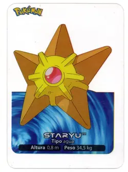 STARYU #120 LAMINCARD COLECCION POKEMON LAMINCARDS 2005 EDIBAS (USADA) - Image 1