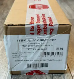 Pokemon TCG: Mega Evolution (ME01) 6 x Booster Box SEALED CASE (Enhanced Topper) - Image 2