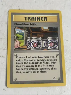 Pokemon TCG Moo Moo Milk Neo Genesis 101/111 Unlimited Common WOTC Card MP - Image 1