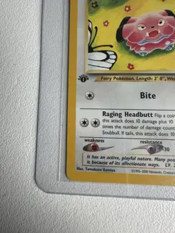 Snubbull 1st Edition 55/64 Neo Revelation WOTC Vintage Pokemon - Image 3