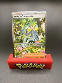Pokemon TCG Mega Evolutions Wally's Compassion 186/132 Full Art Holo - Image 1