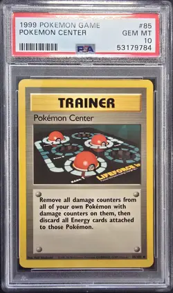 1999 POKEMON GAME #85 POKEMON CENTER PSA 10 - Image 1
