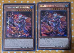 Yugioh! Tearlaments Kashtira X2 MP24-EN066 Prismatic Secret Rare Edition NM - Image 1