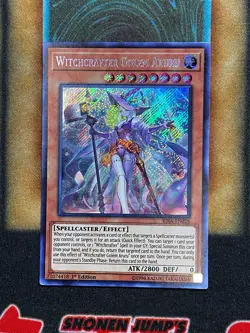 Yugioh Witchcrafter Golem Aruru RIRA-EN028 Secret Rare 1st Ed NM - Image 1