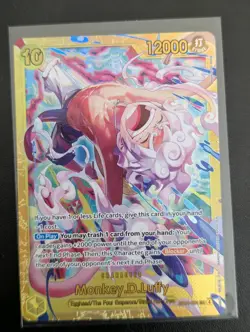 Monkey D. Luffy OP15 EB04-061 SEC ONE PIECE Card Game ENGLISH NM - Image 1