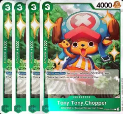 One Piece TCG - 4er Playset - OP09-029 Tony Tony.Chopper C/EN/NM - Image 1