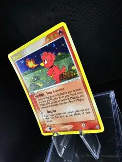 Magby 24/109 Team Rocket Returns STAMPED Holo Rare Pokemon Card LP - Image 2