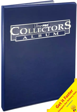 Ultra Pro Collectors Album COBALT 4 Pocket Portfolio 10 Pages Holds 80 Cards - Image 1