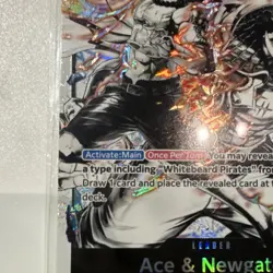 Bandai Ace & Newgate Leader Foil Special Card ST22-001 5000 Power One Piece CCG - Image 5