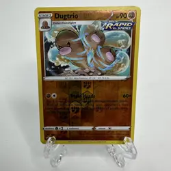 Pokemon Dugtrio 077/198 Reverse Holo Rare Chilling Reign TCG Card NM - Image 1