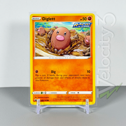 Pokemon TCG Card: DIGLETT 76/198 Rapid Strike | Common | Chilling Reign | NM - Image 1