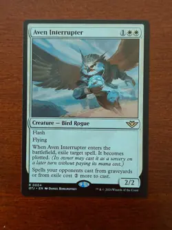 Aven Interrupter Outlaws of Thunder Junction Regular NM MTG - Image 1