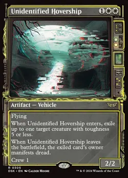 Unidentified Hovership Showcase Foil - Duskmourn: House Of Horror MTG-NM - Image 1