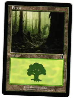 Magic_the_gathering Odyssey Forest (348) #348 2001,MTG,LP Land - Image 1