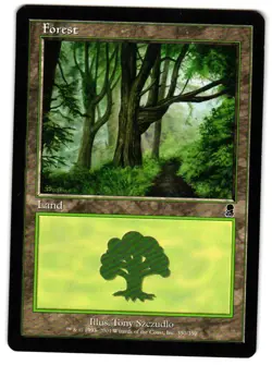 Magic_the_gathering Odyssey Forest (350) #350 2001,MTG,LP Land - Image 1