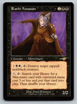 MTG Rathi Assassin Normal R Nemesis (NMS) 67 LP Magic - Image 1