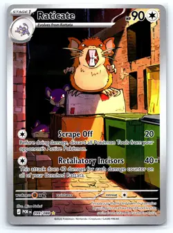 Pokemon Raticate ME03: Perfect Order ME03 Holofoil 099/088 NM TCG - Image 1
