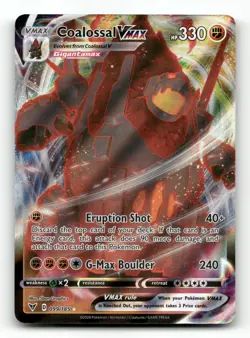 Coalossal VMAX 099/185 - Vivid Voltage - Pokemon Card NM/M - Image 1