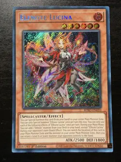 Elfnote Lucina (SECRET RARE) BPRO-EN010 (NM/M) 1st Edition Konami Yu-Gi-Oh! - Image 2