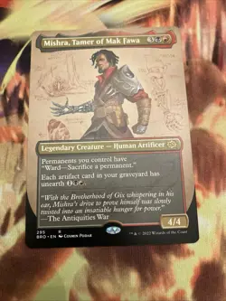 Mishra, Tamer of Mak Fawa The Brothers War Creature Mtg Card Borderless Rare - Image 1