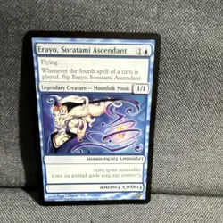 MTG - Erayo, Soratami Ascendant Saviors Kamigawa Rare Blue Regular Dual Card - Image 1