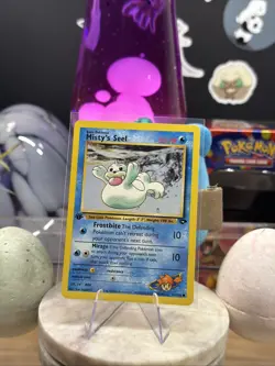 Pokemon TCG Misty's Seel Gym Challenge 1st Edition Common Card 91/132 LP - Image 1
