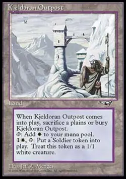 Kjeldoran Outpost - Medium Play MTG Alliances - Image 1